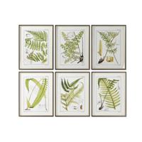 Schilderij Home ESPRIT Modern Vaatplant 50 x 2,5 x 65 cm (6 Stuks) - thumbnail