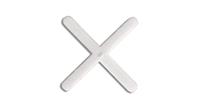 Rubi Tegelkruisjes | 2 mm | 300 stuks - 02901 - thumbnail