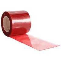 VidaXL Deurgordijn 200x1,6 mm 25 m pvc rood - thumbnail