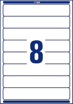 Rugetiket Avery Zweckform smal 34x192mm zelfklevend wit Rugetiket Avery Zweckform smal 34x192mm zelfklevend wit