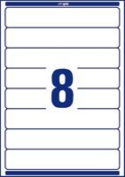 Rugetiket Avery Zweckform smal 34x192mm zelfklevend wit - thumbnail