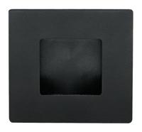 Schuifdeurkom 4knt 50mm zwart - thumbnail