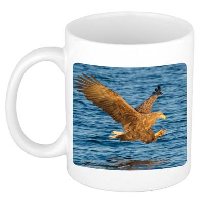 Foto mok zeearend mok / beker 300 ml - Cadeau arenden liefhebber - feest mokken Foto mok zeearend mok / beker 300 ml - Cadeau arenden liefhebber - feest mokken