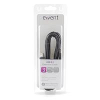 EWENT   EW9622 - USB-verlengkabel - USB (V) naar USB (M) - USB 2.0 - 3 - thumbnail