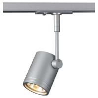 SLV Bima I 143442 230V-railsysteem lamp 1-fasig GU10 50 W Halogeen Zilver - thumbnail