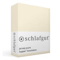 Schlafgut Schlafgut Pure Jersey Topper Hoeslaken L - 140x200 - 160x220 132 Yellow Light - thumbnail
