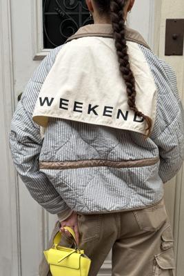 Weekend Max Mara jas Smalto 010 hazelnut