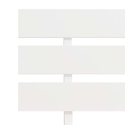 VidaXL Bedframe met hoofdbord massief grenenhout wit 180x200 cm VidaXL Bedframe met hoofdbord massief grenenhout wit 180x200 cm