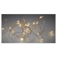 Konstsmide 1461-860 Micro-lichtketting Binnen werkt op batterijen Aantal lampen 40 LED Barnsteen Verlichte lengte: 3.90 m