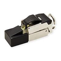 ROLINE veldmontage RJ45 connector Cat.6A (Klasse EA), STP, zilver - thumbnail