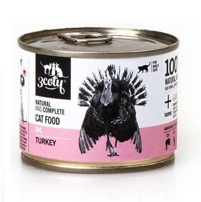 3COTY 04 Turkey - nat kattenvoer - 180g