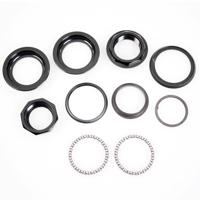 Cortina balhoofdstel draad 1.1/8 geint zwart - thumbnail