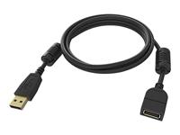 Vision TC-2MUSBEXT-BL USB-kabel 2 m USB A Zwart - thumbnail