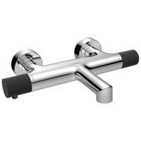 Badkraan Opbouw Sapho Solaris Chroom/Mat Zwart - thumbnail