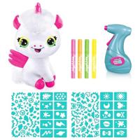 Airbrush Pluche Neon Unicorn - thumbnail