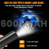 Technaxx TX-157 Compressor 8 bar Opbergbox/tas, Digitaal display, Incl. 1 accu, Met werklamp, Automatische afschakeling, 12- en 230V-laadbaar - thumbnail