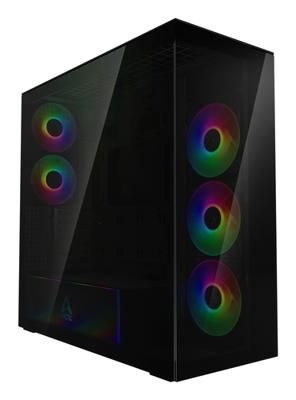 Arctic Xtender Midi-tower PC-behuizing, Gaming-behuizing Zwart