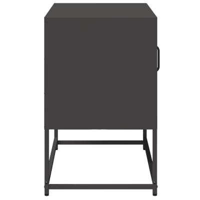 Tv-meubel 68x39x60,5 cm staal zwart