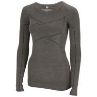 Xtreme Thermoshirt Dames Merino Wol Grey Melange-XL - thumbnail