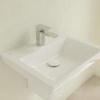 Fontein Villeroy & Boch Subway Met CeramicPlus Zonder Overloop 3.0 50x40x14.5 cm Wit Alpin - thumbnail