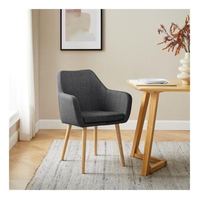 Artistiq Eetkamerstoel 'Jua' Stof, kleur Donkergrijs Artistiq Eetkamerstoel 'Jua' Stof, kleur Donkergrijs