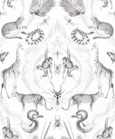 Galerie Bazaar Behang met dierenprint - G78314 - thumbnail