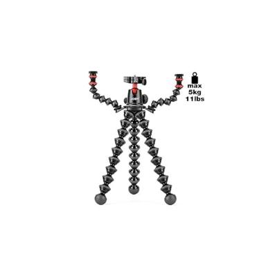 JOBY GorillaPod Rig, voor camera's, actiecamera's, LED-verlichting, flexibel statief voor fotografie, contentcreatie, Vlogging, Live streaming, Tik Tok - Black JB01522-BWW