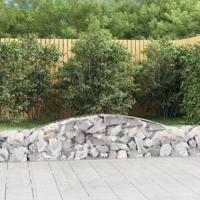 Schanskorven 7 st gewelfd 400x30x40/60 cm ijzer - thumbnail