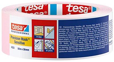 tesa PRECISION SENSITIVE 04333-00021-02 Maskeertape Präzisionskrepp Lichtroze (l x b) 50 m x 50 mm 1 stuk(s) tesa PRECISION SENSITIVE 04333-00021-02 Maskeertape Präzisionskrepp Lichtroze (l x b) 50 m x 50 mm 1 stuk(s)