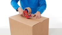 tesa Tapedispenser 06300-1-0 Blauw, Rood Rolbreedte (max.): 50 mm Rollengte (max.) 66 m Met reminrichting, Met mesbescherming, Met de hand instelbaar - thumbnail