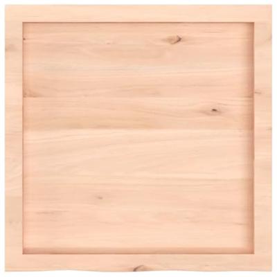 Tafelblad 60x60x4 cm onbehandeld massief eikenhout Tafelblad 60x60x4 cm onbehandeld massief eikenhout