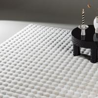 Nohr Vloerkleed 'Dandra' 290 x 200cm, kleur Wit - thumbnail