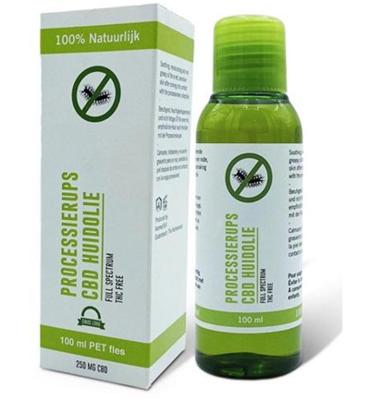 CannaCans CBD Huidolie processierups 100 Milliliter