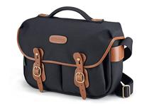 Billingham Canvas-cameratas Hadley Pro (klein, met bruine lederen randen) zwart/bruin - thumbnail