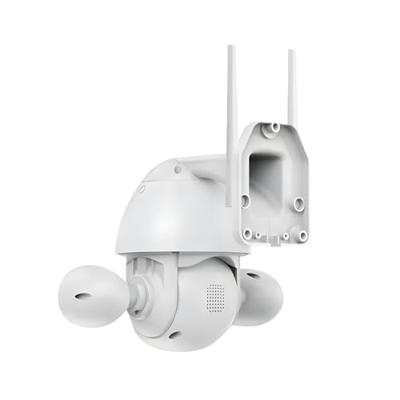 Aangesloten buitencamera - KYF - Wifi - Draaibaar PT - Dubbele 2 x 3MP-sensoren