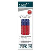 Pica 559 Dubbel potlood rood/blauw | 17,5cm | 10 stuks - PI559-10 - thumbnail