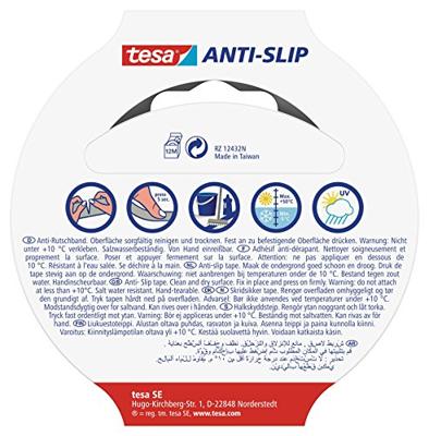tesa 55587-00002-11 Anti-sliptape Zwart (l x b) 5 m x 25 mm 1 stuk(s) tesa 55587-00002-11 Anti-sliptape Zwart (l x b) 5 m x 25 mm 1 stuk(s)