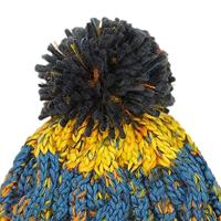 Beechfield CB486b Junior Corkscrew Pom Pom Beanie - Electric Grey - One Size - thumbnail