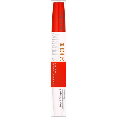 Maybelline SuperStay 24H Lipstick - 510 Red Passion - Rood - Langhoudende Glanzende Lippenstift - 9 ml Maybelline SuperStay 24H Lipstick - 510 Red Passion - Rood - Langhoudende Glanzende Lippenstift - 9 ml