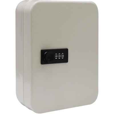 Sleutelkast met combinatieslot, voor 48 sleutels, wit