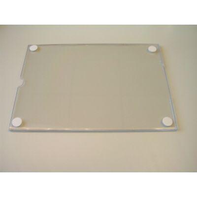 Folderhouder acryl A4 1 blaadje lift met tape