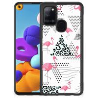 Samsung Galaxy A21s Back Cover Flamingo Triangle - thumbnail