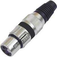 OMNITRONIC XLR socket 3-pin bk 10x - thumbnail