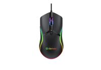 Denver Optische gaming muis bedraad USB RGB licht zwart - 9510055 - thumbnail