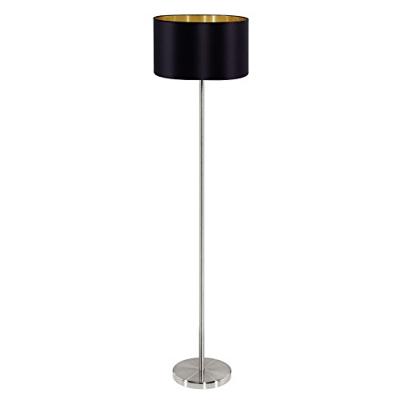 Eglo VloerlampMaserlo 38cm metaalgrijs zwart met goud - 95169 Eglo VloerlampMaserlo 38cm metaalgrijs zwart met goud - 95169
