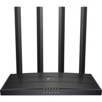 TP-Link Archer C6U draadloze router Gigabit Ethernet Dual-band (2.4 GHz / 5 GHz) Zwart - thumbnail
