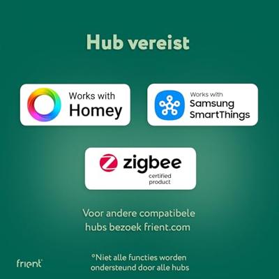 Frient Smart DIN Relay relais (Lichtgrijs, Zigbee)