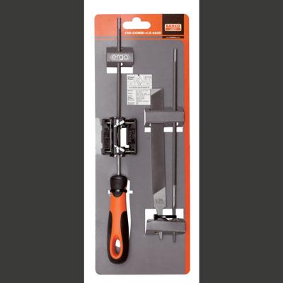 Bahco 168-COMBI-4.0-6922 Kettingvijlset, Ergo-greep, 200 mm Ø 4,0 mm, vijlhulp Lengte 200 mm 1 stuk(s) Bahco 168-COMBI-4.0-6922 Kettingvijlset, Ergo-greep, 200 mm Ø 4,0 mm, vijlhulp Lengte 200 mm 1 stuk(s)