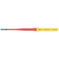 Wera Kraftform Kompakt VDE 60 iS 0,6 x 3,5 x 157 mm TIE Elektronica Plat Verwisselbare kling 3.5 mm - thumbnail