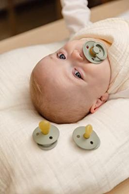 Bibs 2 Fopspeen Duo Sage Ivory - thumbnail